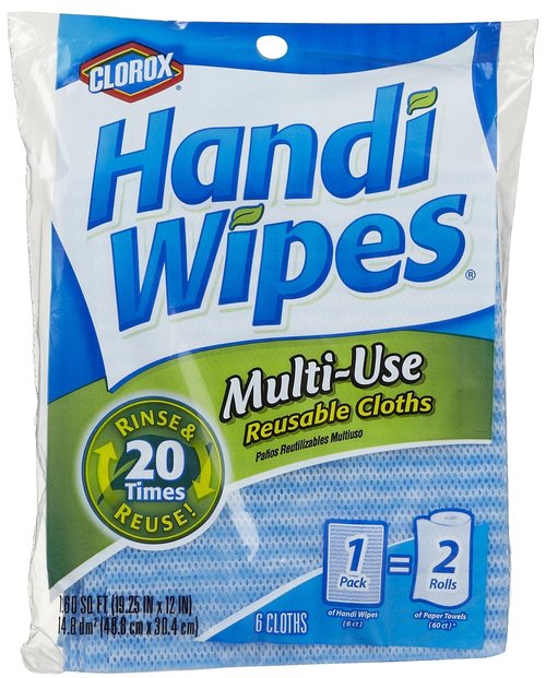 Clorox Handi Wipes Multi-Use Reuseable Cloths 6 ct