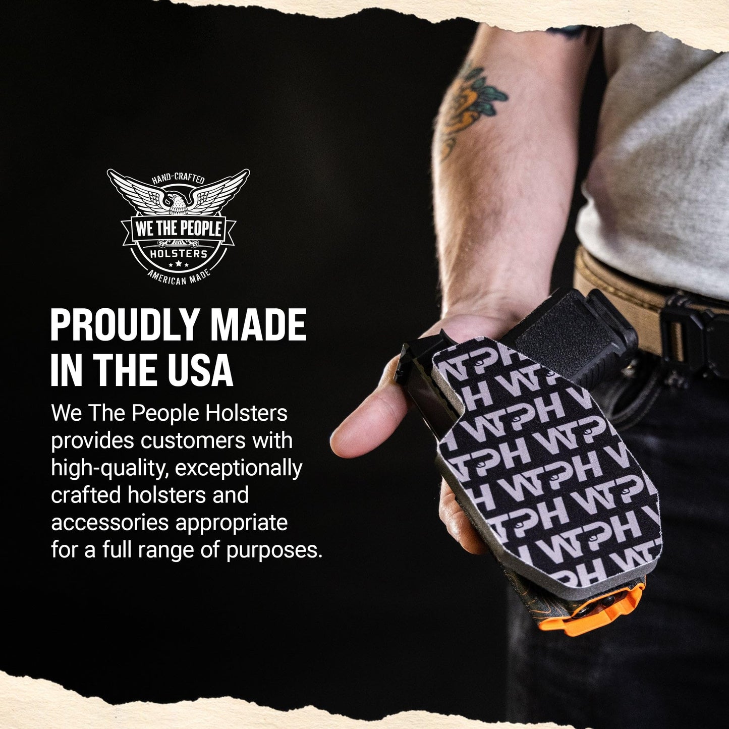We The People Holsters - Foam Backer for Inside The Waistband Holster - IWB Holster Comfort Pad with Industrial-Grade Memory Foam - Lightweight & Slim Accessory - Subcompact - Left