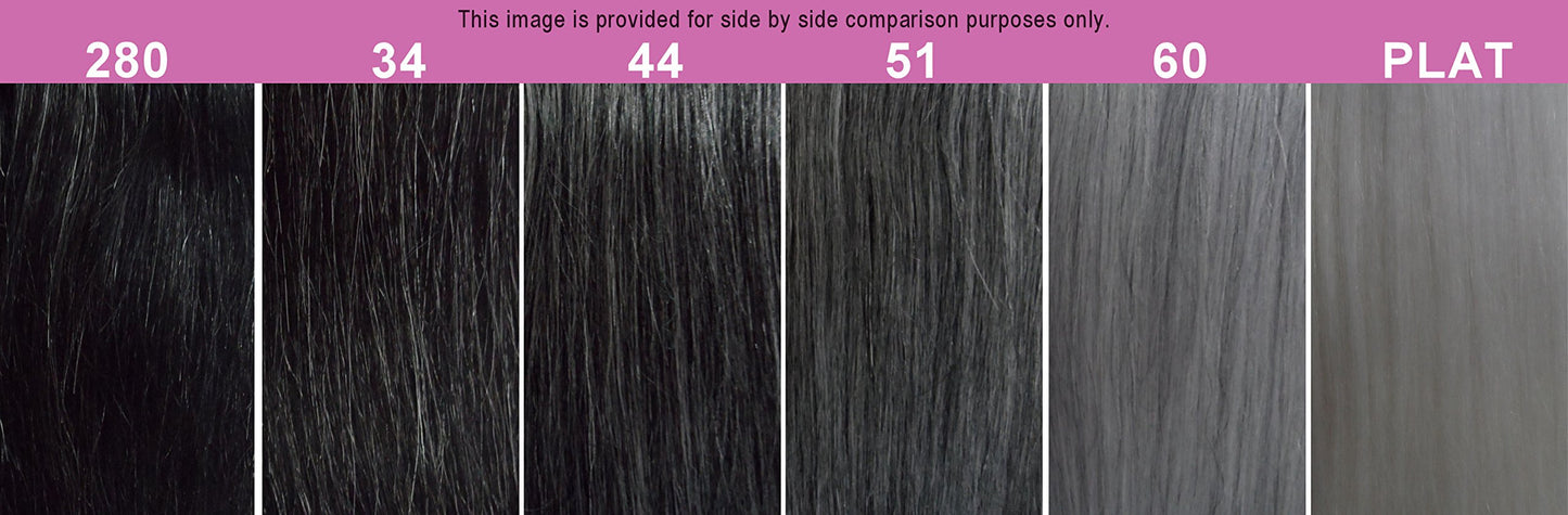 FOXY SALON WEAVE - STRAIGHT10 (Foxy Silver - Weave) - Human Hair Weave in 34
