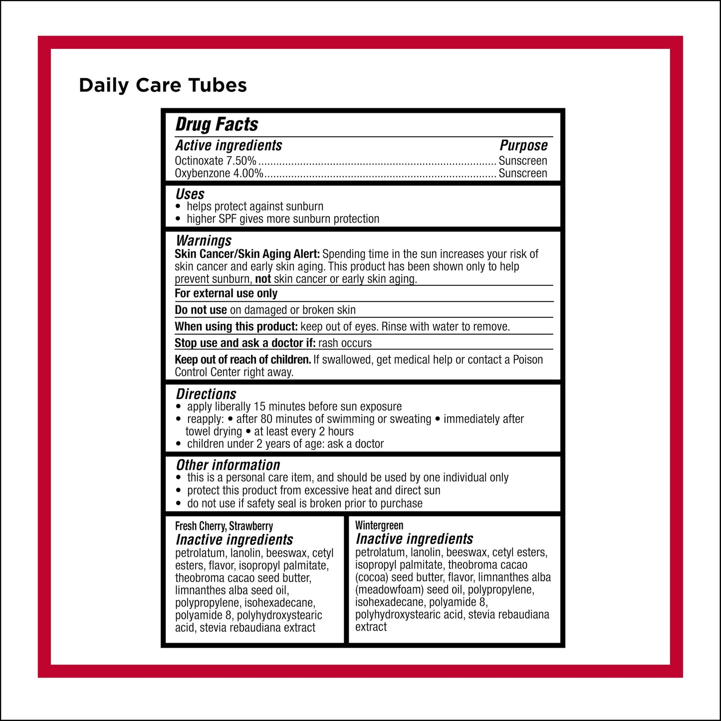 Carmex Daily Care Moisturizing Lip Balm Pack, SPF 15, Multi-Flavor Lip Care Variety Pack Bag, 9 Count (3 Tubes, 6 Sticks)