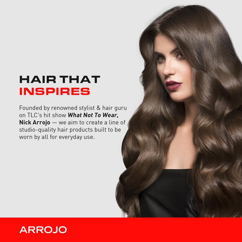 Arrojo Elixer Defrizzing Curl Gel, 6 fl oz – Color-Safe, Protein-Rich Straight & Curly Hair Gel with Gensing - Paraben-Free & Sulfate Free & Cruelty-Free Oil for Shiny, Freeze-Free Hair