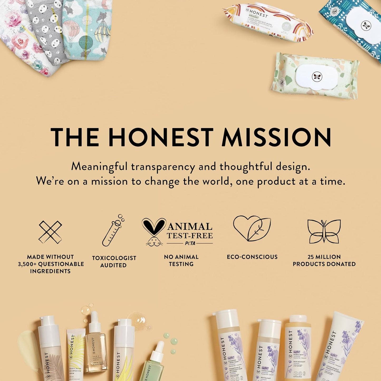 The Honest Company Hydrate + Cleanse Naturally Scented Wipes | Cleansing Multi-Tasking Wipes | 99% Water, Plant Based, Hypoallergenic | Aloe + Cucumber, 60 Count