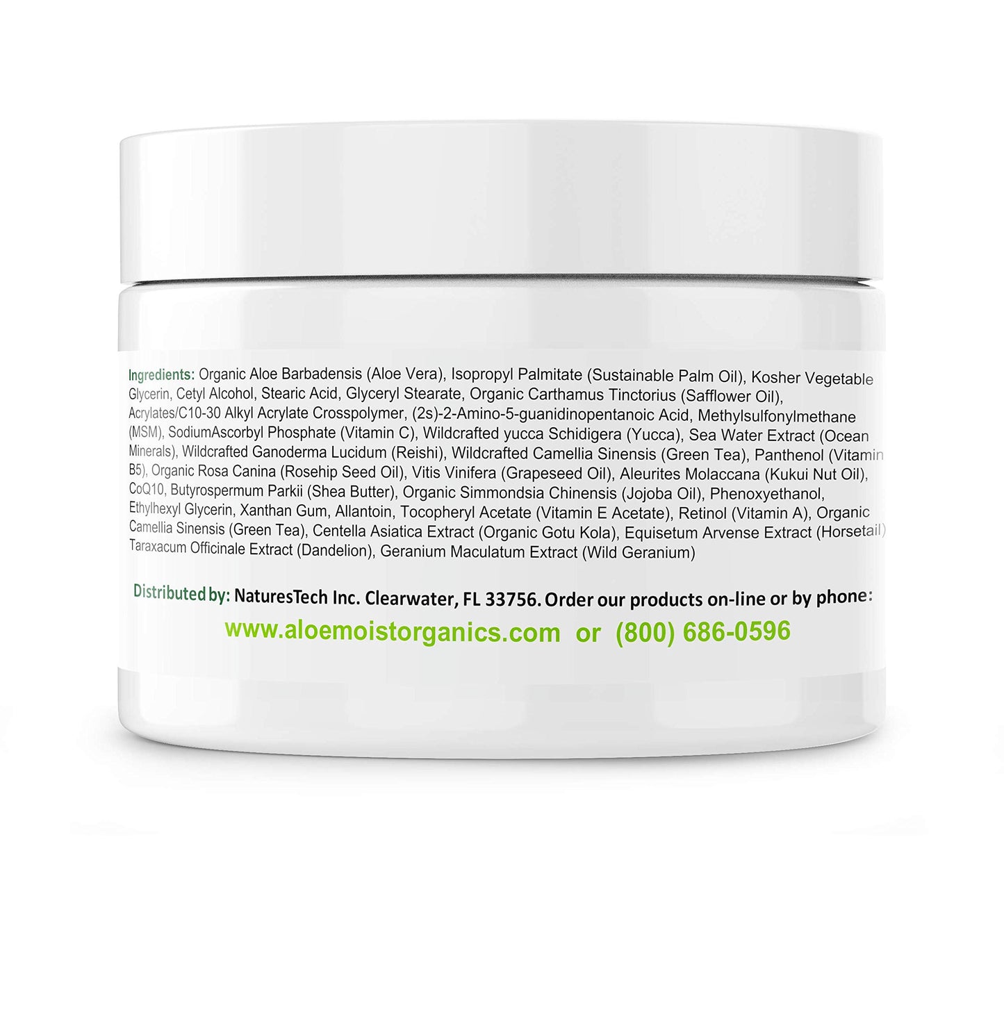 Organic Aloe Vera Face Cream & Body Moisturizing Cream, Natural Aloe Vera Lotion with Vitamin E Oil, Vitamin C, Retinol Cream, Shea Butter – Anti Aging Face Moisturizer for Women, Dry Skin (8 oz)