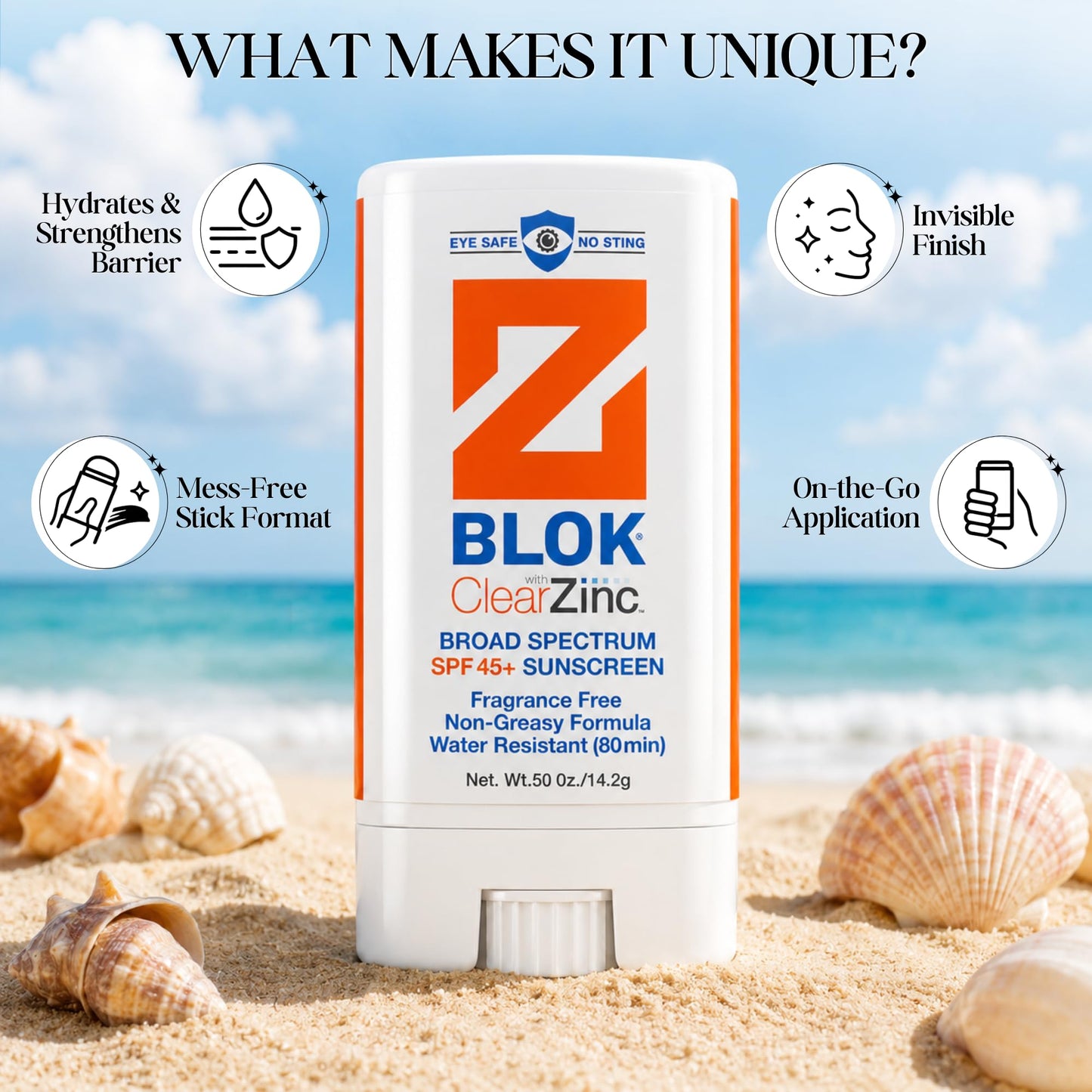 Z Blok Stick SPF 45 Mineral Sunscreen