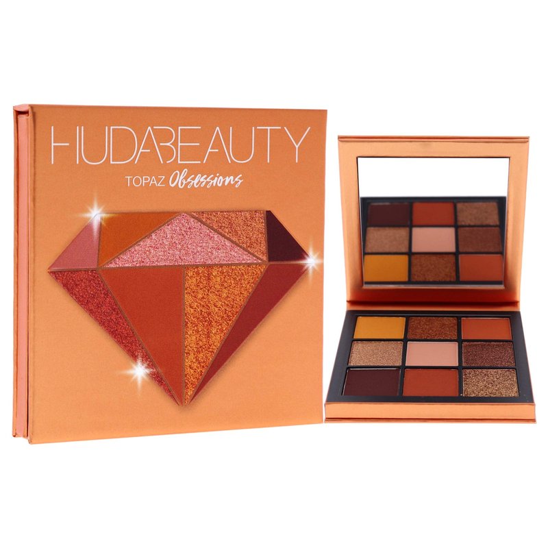 Huda Beauty Obsessions Eyeshadow Palette - Topaz Women Eye Shadow 0.04 oz, Powder