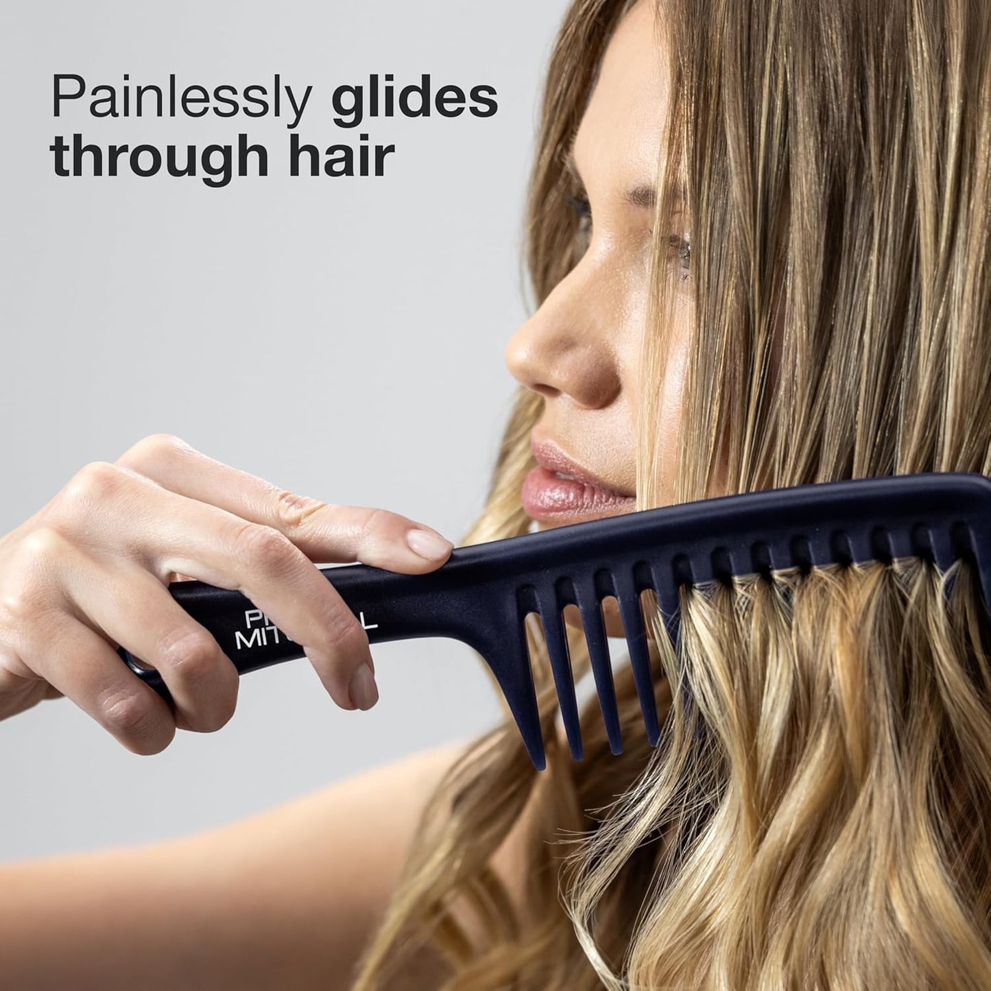 Paul Mitchell Wide Tooth Detangler Comb - Effortlessly Detangles Wet & Dry Hair