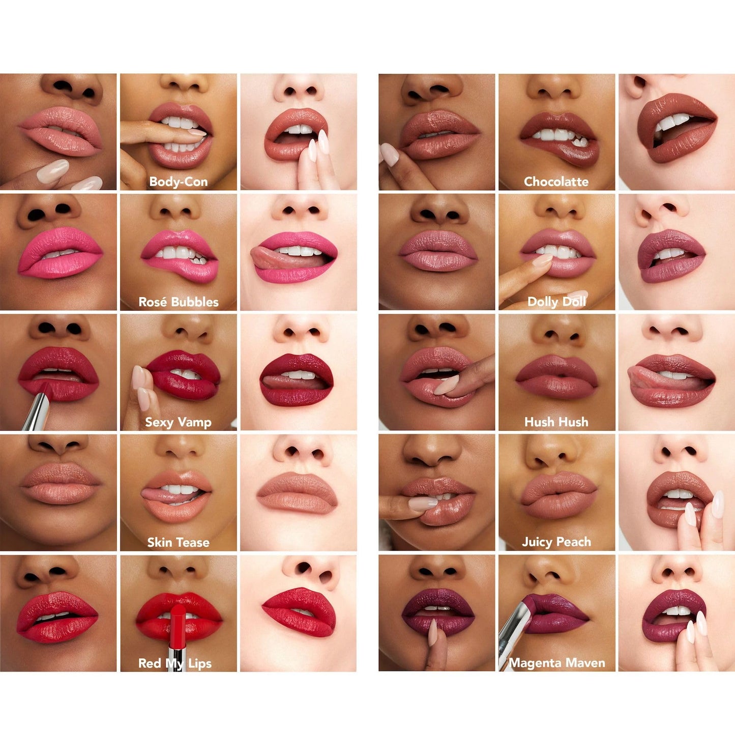 Full-On Plumping Satin Lipstick, Hush Hush