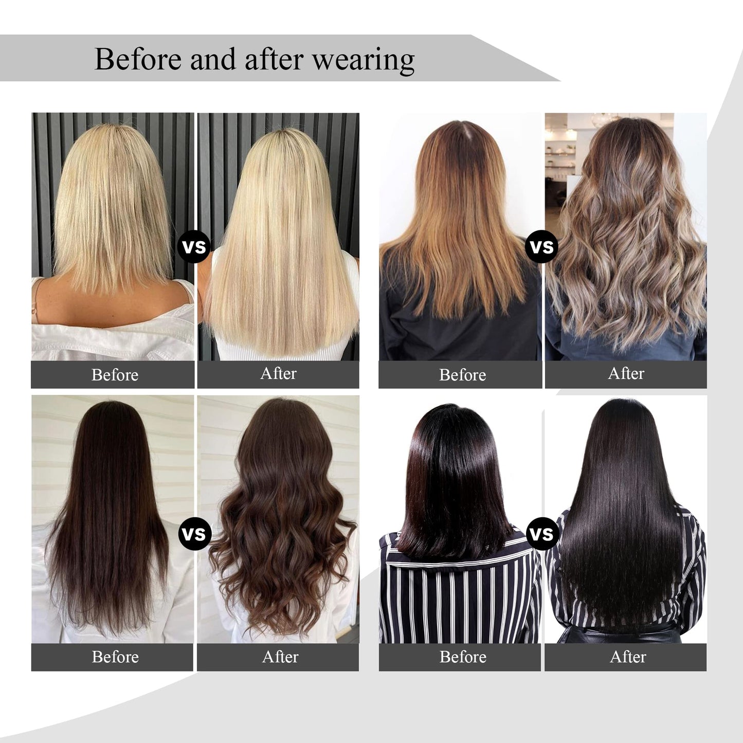 JESSBO Tape in Hair Extensions Human Hair Straight Natural Black 100% Remy Human Hair 18 inch 20pcs 50g/pack Seamless Skin Weft Tape in Extensions for Women (18 Inch #1B Natural Black)