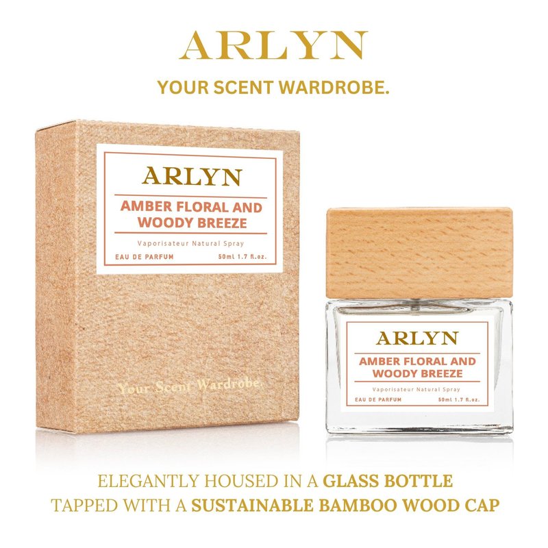 ARLYN Amber Floral Woody Breeze Eau De Parfum Inspired by Bc.arat Ruge 540, Long-Lasting Perfume for Men and Women, Vegan & Eco-Conscious with Clean Ingredients, Saffron, Jasmine, Cedar- 50ml / 1.7 oz