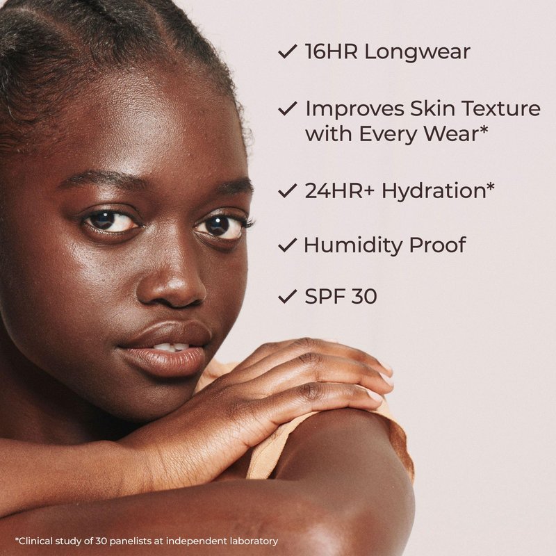 Laura Mercier Tinted Moisturizer Natural Dewy with SPF 30: 24HR+ Hydration, Long Lasting, Sheer to Light, Buildable Coverage, Dewy Finish, Improve Skin Tone and Texture, Skin Tint, Teak