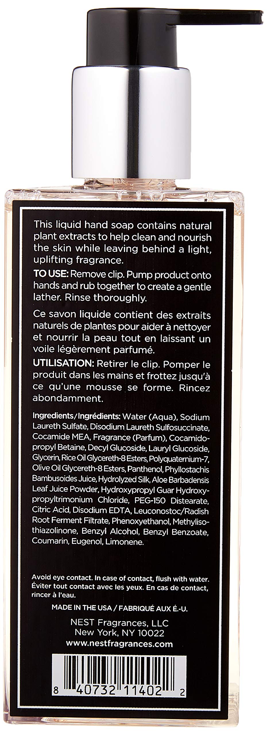 NEST Fragrances Scented Liquid Hand Soap- Pumpkin Chai , 10 fl oz