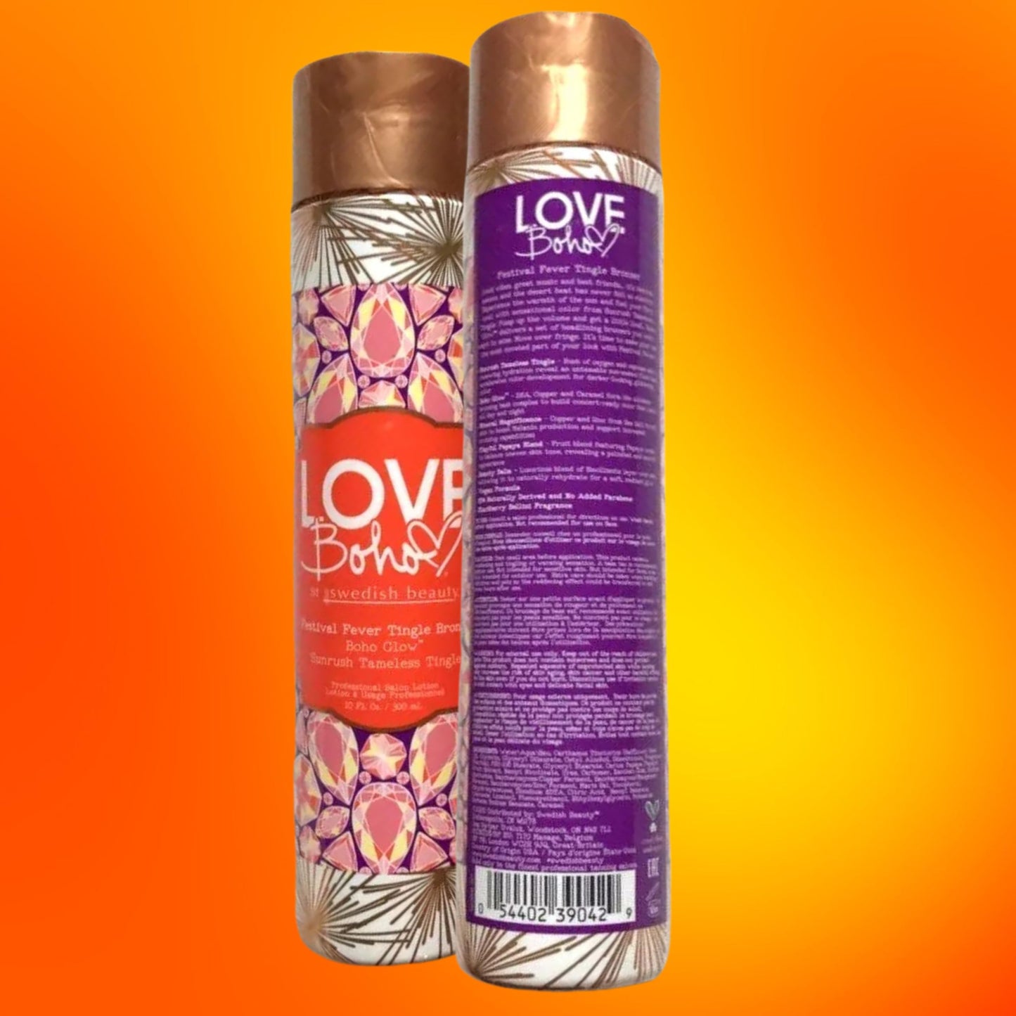 Love Boho Festival Fever Tingle DHA Bronzer Beginner Level 10oz