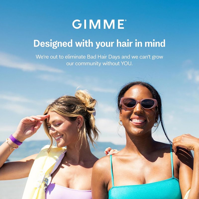 Gimme Beauty | Magic Is In The Hair Gift Box - All Hair Types - Includes Hair Bands, Detangler & Massage Brush