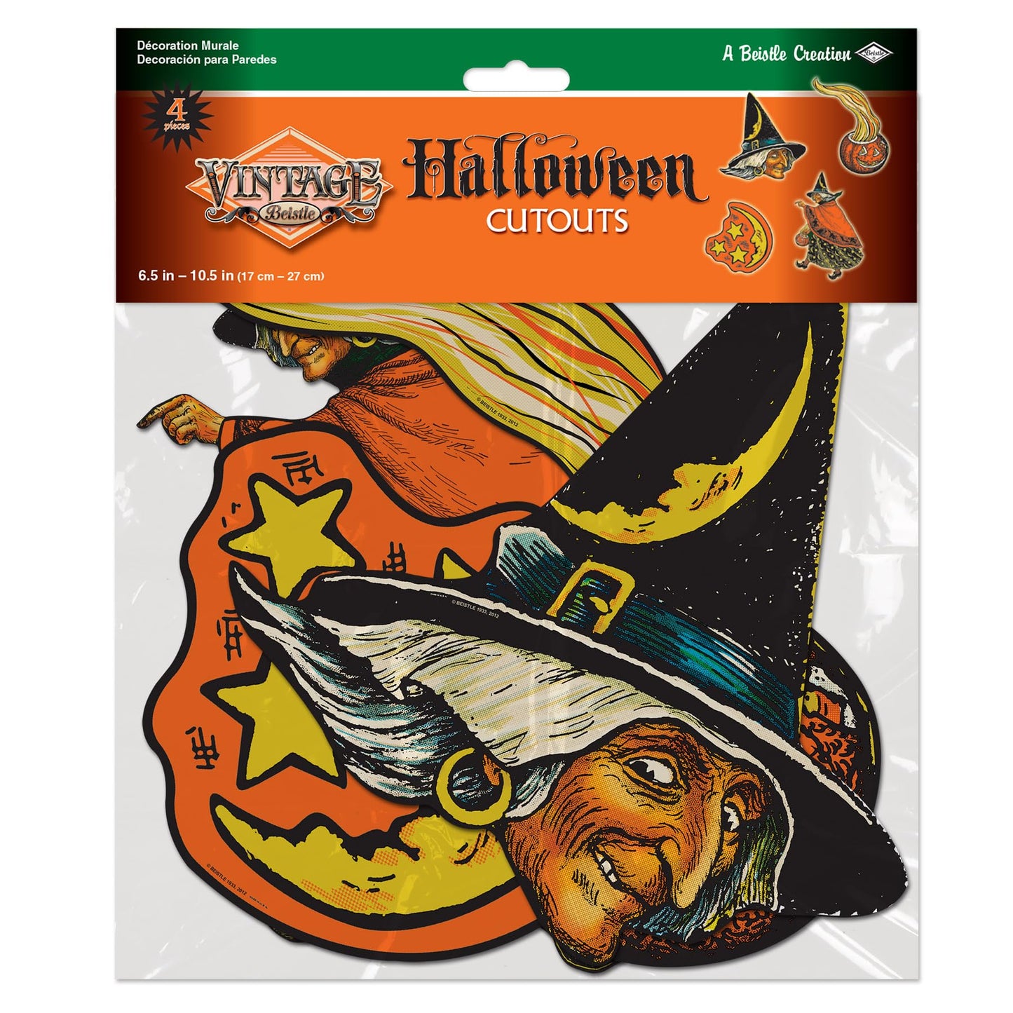 Beistle Vintage Halloween Cutouts