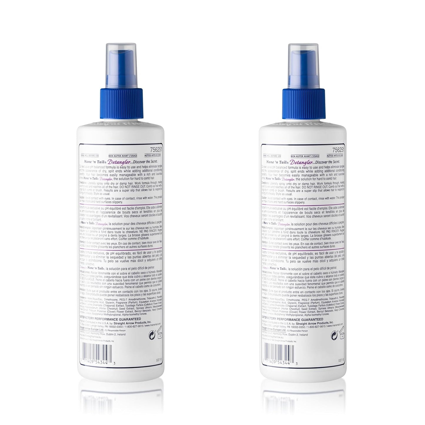 Mane 'n Tail Detangler 12 oz – pH Balanced Formula to Eliminate Tangles, Knots & Split Ends, Adds Shine and Improves Manageability