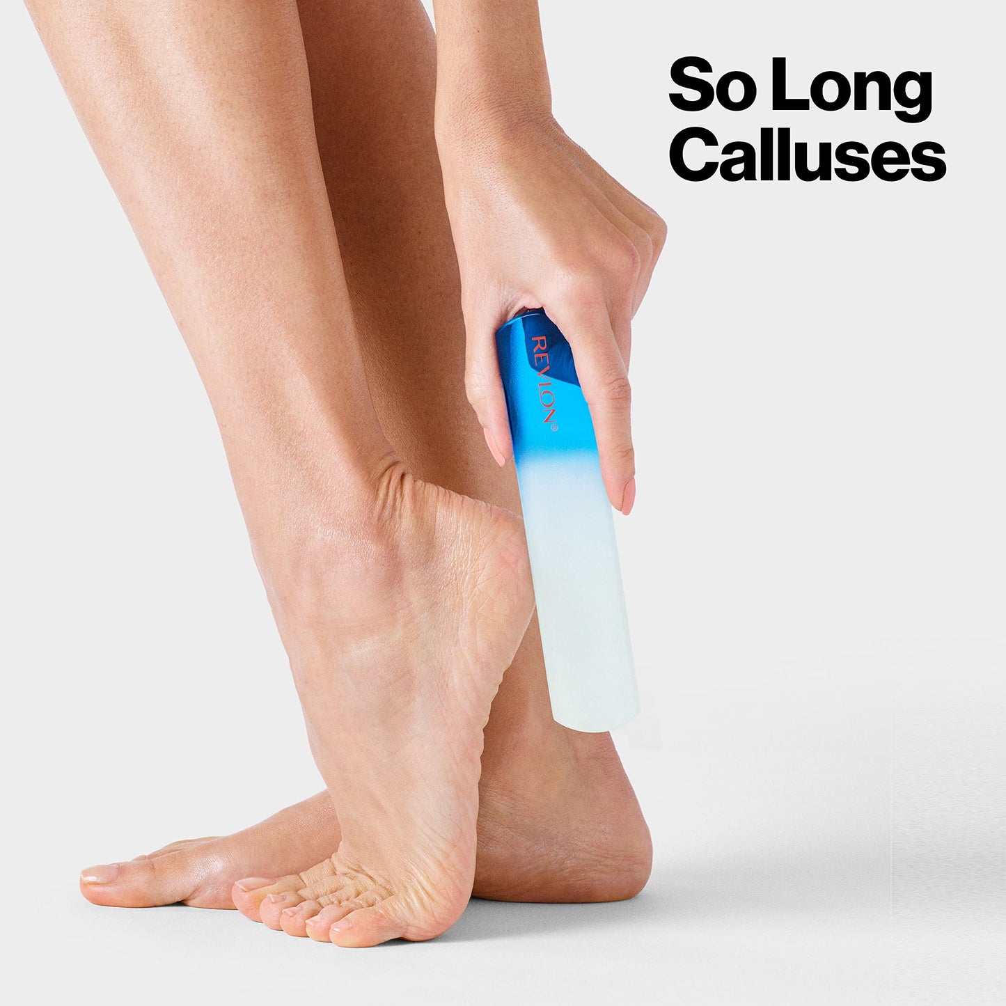 Revlon Glass Foot File and Buffer, Pedicure Tool, Callus and Dead Skin Remover, 1 Count
