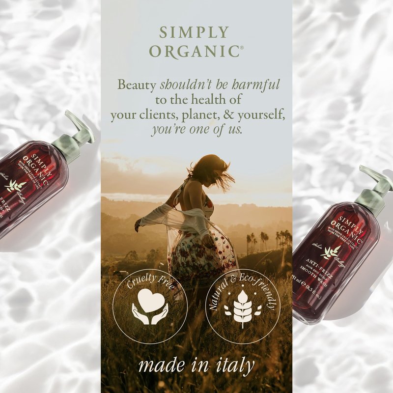 Hair & Scalp Wash Shampoo Made in Italy, All Natural Cruelty Free Hair Care for Women & Men with Organic Sage, Lime, Wildflowers & Olive Leaf Extract, 251ml/8.5floz, EVERYDAY