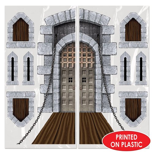 Beistle Castle Door & Window Props Party Accessory