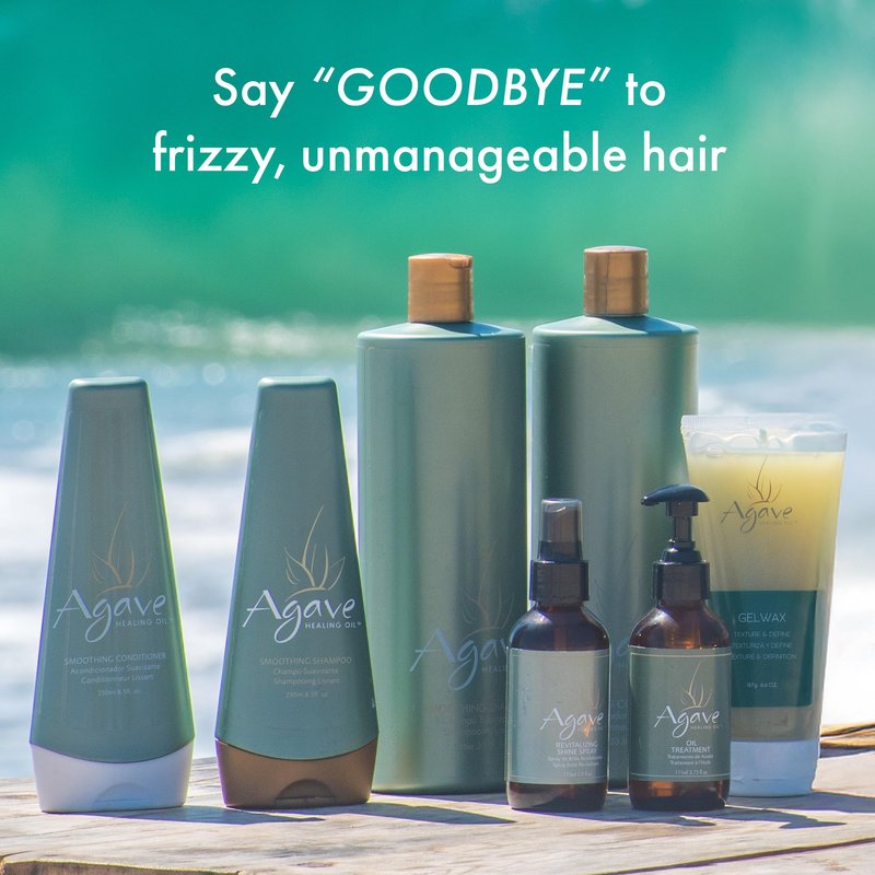 Agave Healing Oil Treatment Hydrating & Smoothing Hair Oil for Frizz Control & Shine 3.75 fl oz
