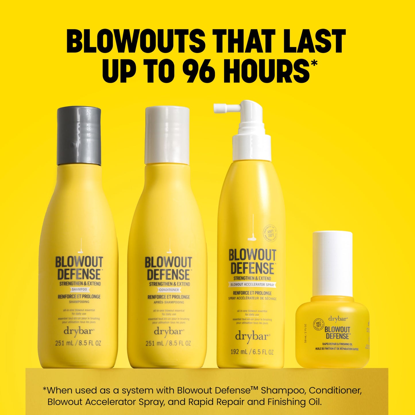 Drybar Blowout Defense Rapid Repair and Finishing Oil - Weightless Heat Protectant for Hair, Repairs Split Ends, Adds Shine for Long-Lasting Blowouts