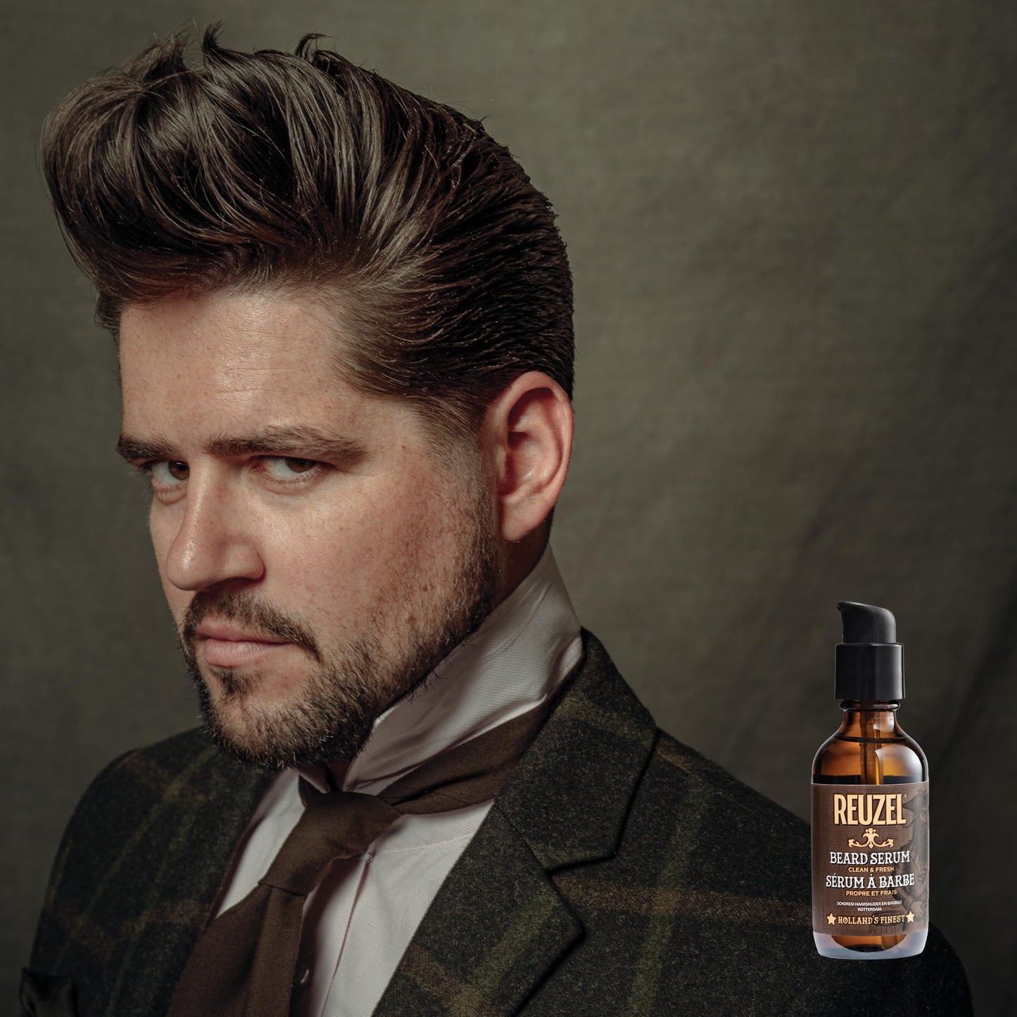 REUZEL Clean & Fresh Beard Serum, Hydrating, Non-Comedogenic, Natural, Non-Greasy Finish, Light Citrus Mint Scent, For All Skin Types, 2 oz