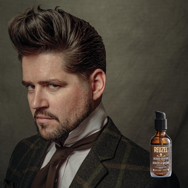 REUZEL Clean & Fresh Beard Serum, Hydrating, Non-Comedogenic, Natural, Non-Greasy Finish, Light Citrus Mint Scent, For All Skin Types, 2 oz