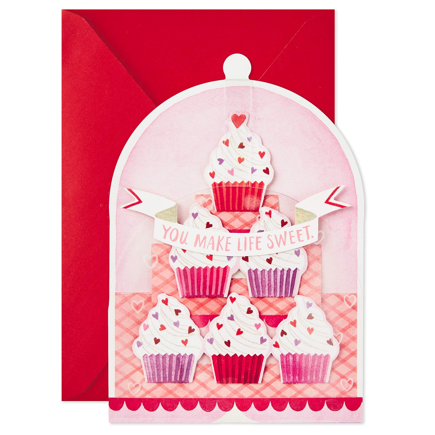 Hallmark Paper Wonder Valentines Day Pop Up Card (Cupcakes Valentine)