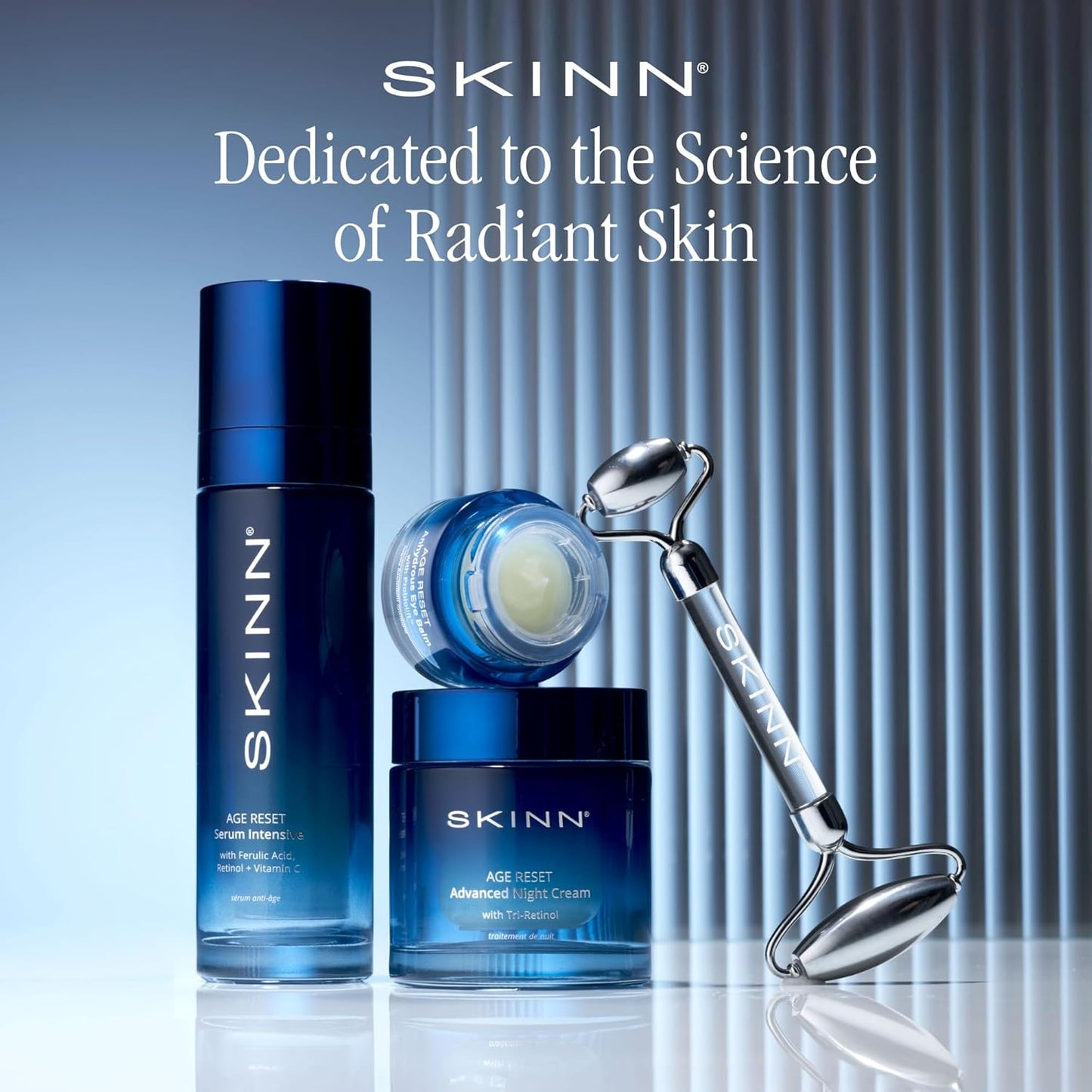 SKINN Deep Wrinkle Facial Serum - Intensive Anti-Aging Serum with Retinol & Vitamin C | Hydrating for Fine Lines