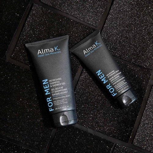 Alma K Nourishing Aftershave Balm - Aftershave for Men - Post Shave Balm for Men - Non Greasy Aftershave Lotion for Men - Dead Sea Minerals - 3.4 oz