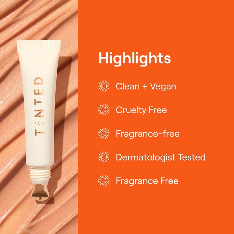 Brightening Eye Cream - Hydrating Superhue Formula with Niacinamide & Vitamin C - 0.5 fl oz | Cooling Applicator