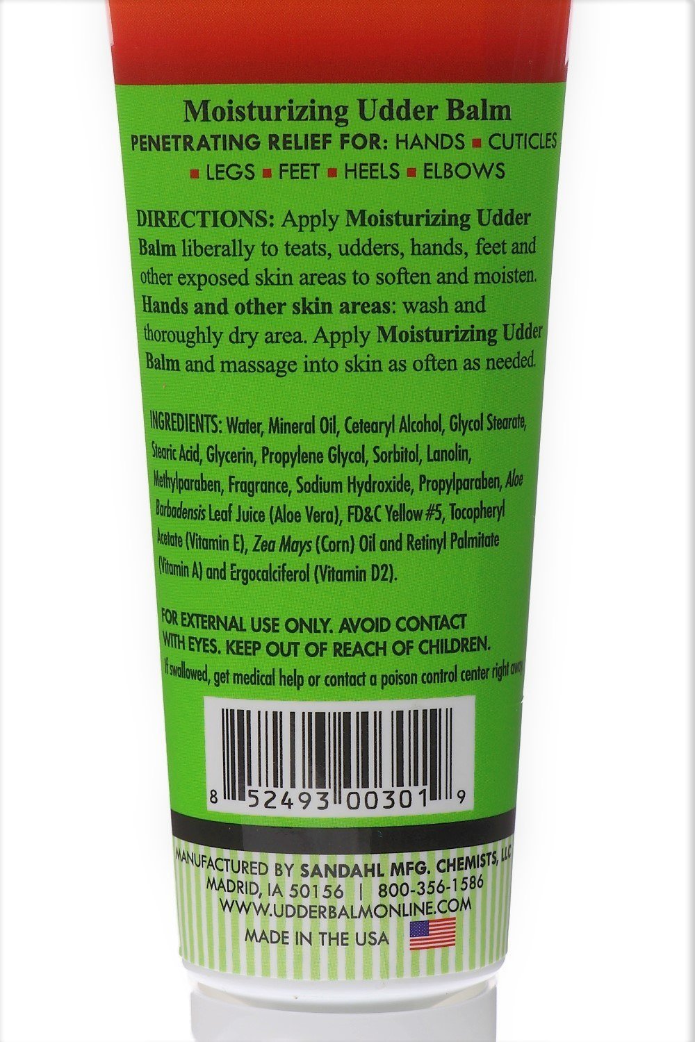 Happy Cow Udder Balm - Moisturizing Formula for Dry Skin | 3 oz.