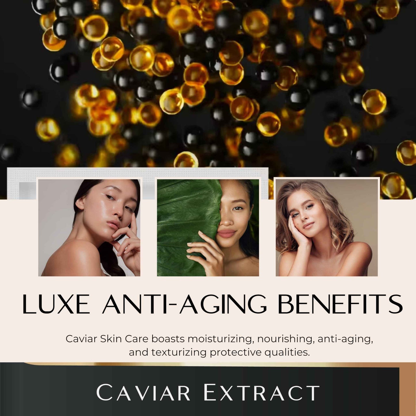 Korean Facial Sheet Masks - Unscented Caviar Essence Spa Masks Packed w/Omega-3s - Nourish, Revitalize & Hydrate Your Skin - Suitable for All Skin Types (Qty 16)