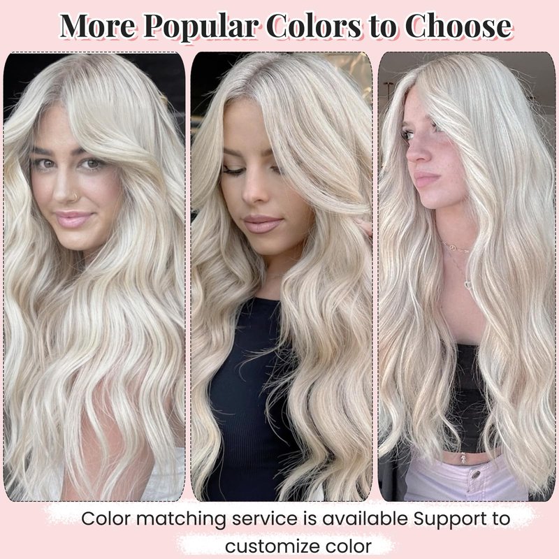 Clip in Hair Extensions Light Brown Hair Extension Real Human Hair Clip ins for Women 18 Inch 100G 7 Pcs