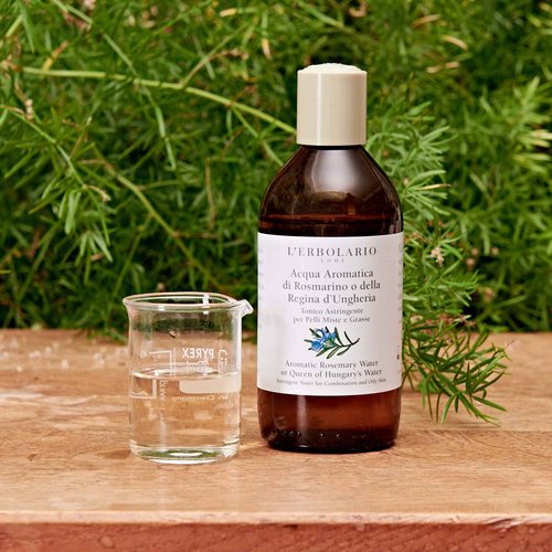 L'Erbolario Aromatic Rosemary Water - Toner for Oily and Combination Skin Types - Adds Moisture to Skin - Removes Impurities - Can be Used on Regular Basis - Silicone and Paraben Free - 6.7 oz