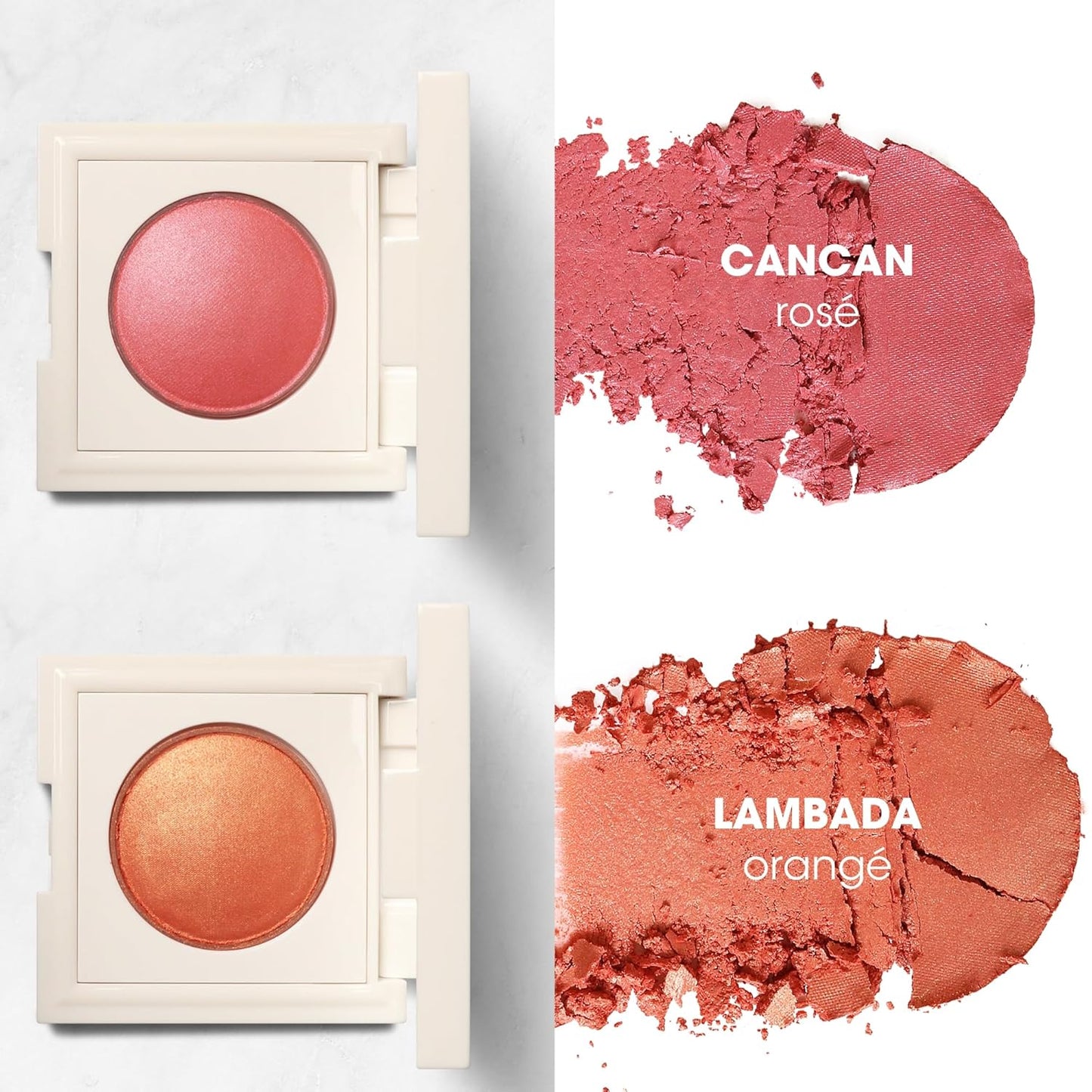Cream Blush to Powder Blush - Vegan Face Makeup with Innovative Texture | Long-Lasting Buildable Color - 0.12 oz