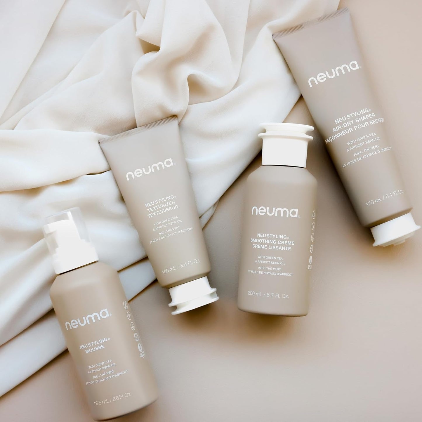 Neuma Neu Styling Hair Texturizer Crème - 3.4 Fl. Oz. Texturizing Cream with Persimmon Scent for Effortless Style