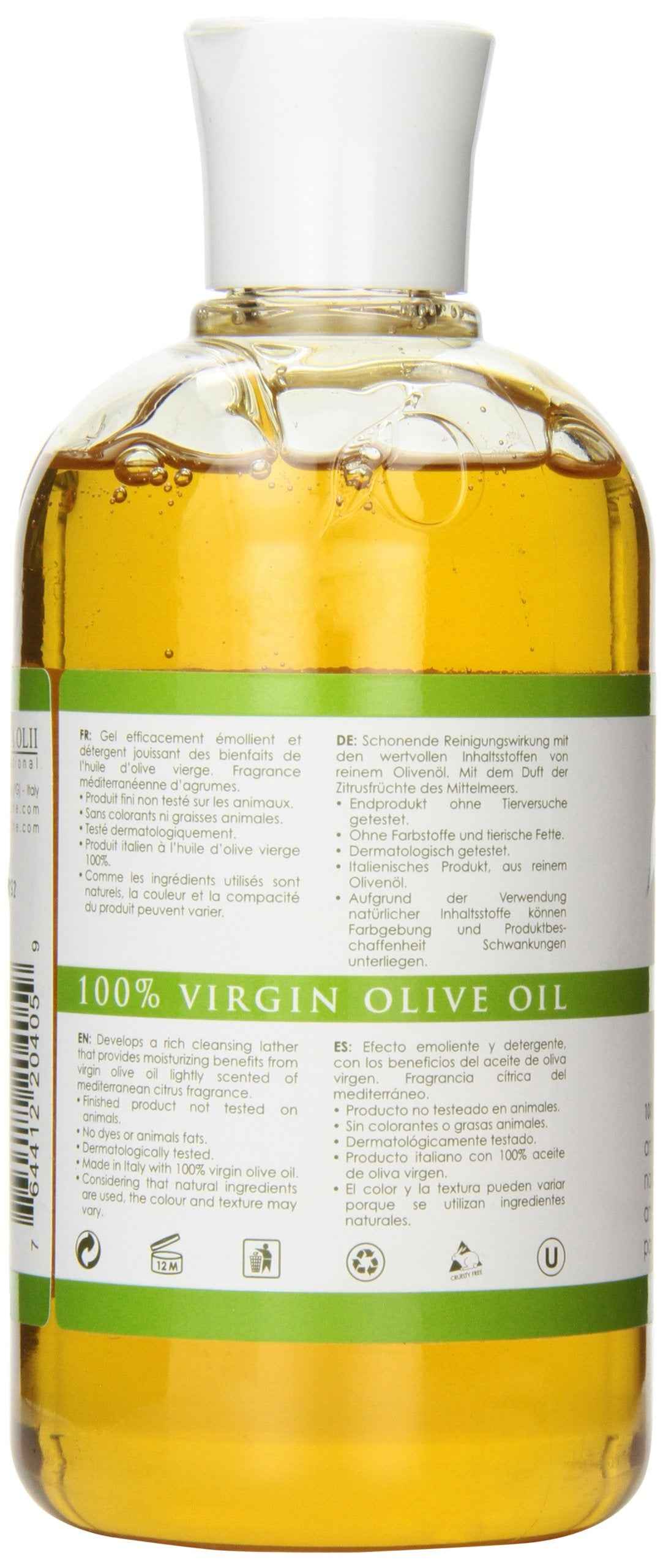 Olivella Virgin Olive Oil, Bath & Shower Gel - 16.9 Oz