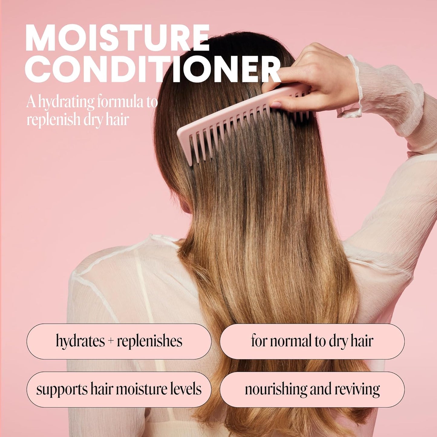 MONDAY HAIRCARE MOISTURE Conditioner with Hyaluronic Acid, Coconut Oil & Shea Butter for Dry & Dull Hair 354 mL