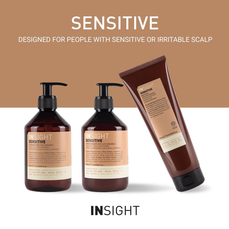 Insight Sensitive Skin Conditioner with Pumpkin & Quince Extracts for Gentle Detangling, Moisture & Natural Shine, 30.4 Fl. Oz. / 900 mL