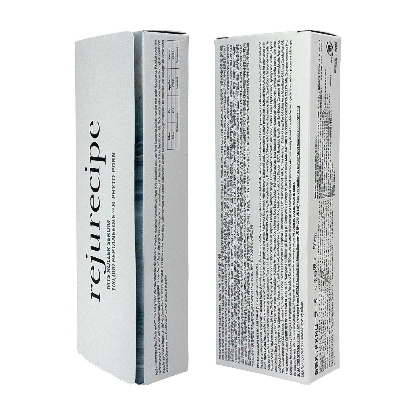 PESTLO Rejurecipe Spicule Roller Serum 50ml (1.69 fl oz) - Exfoliating & Hydrating Serum with Spicule Technology, Phyto-PDRN for Face, Neck, Décolleté with Gua Sha