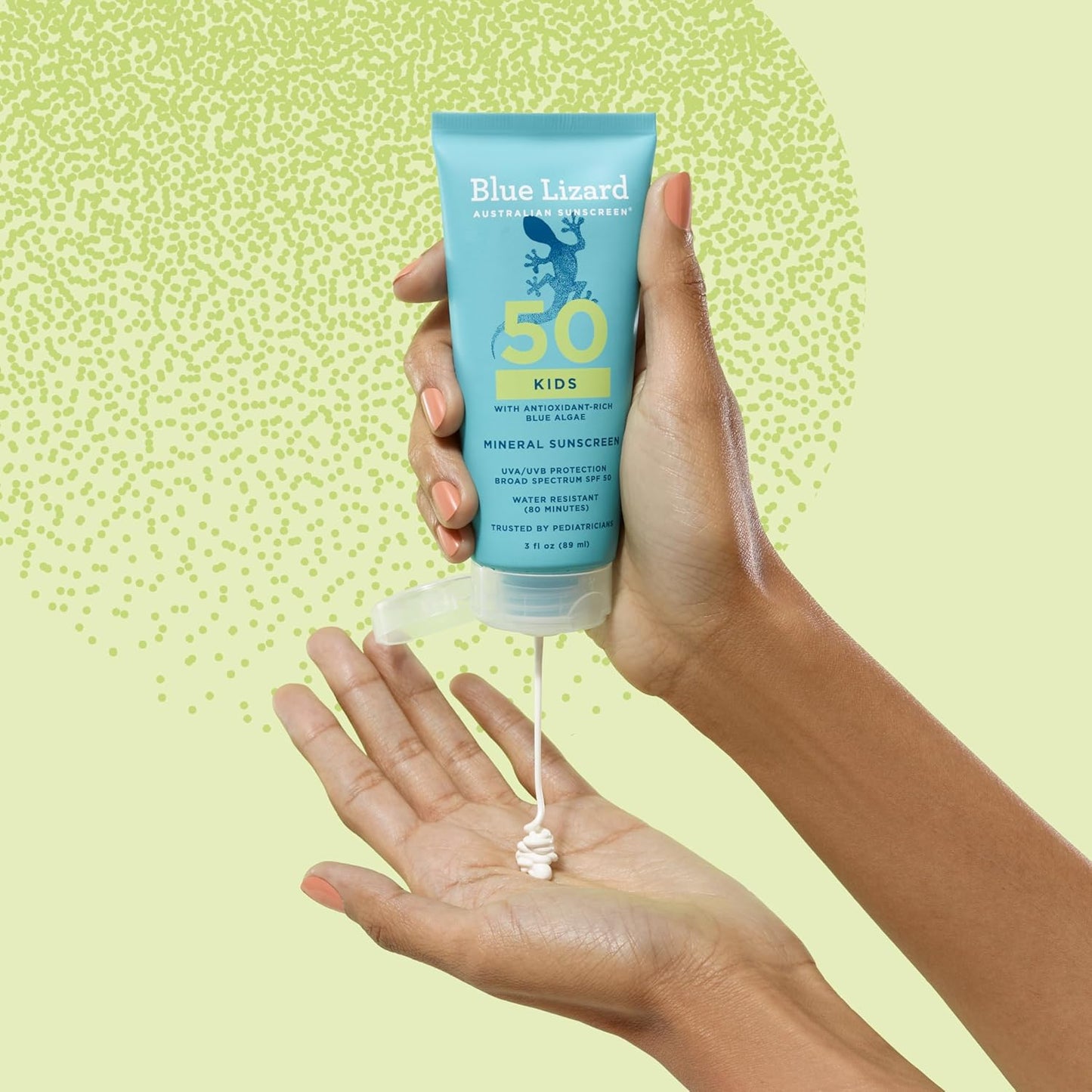 Blue Lizard Kids Sunscreen Lotion - SPF 50 Mineral Formula, Water-Resistant, Paraben-Free | 3 fl oz