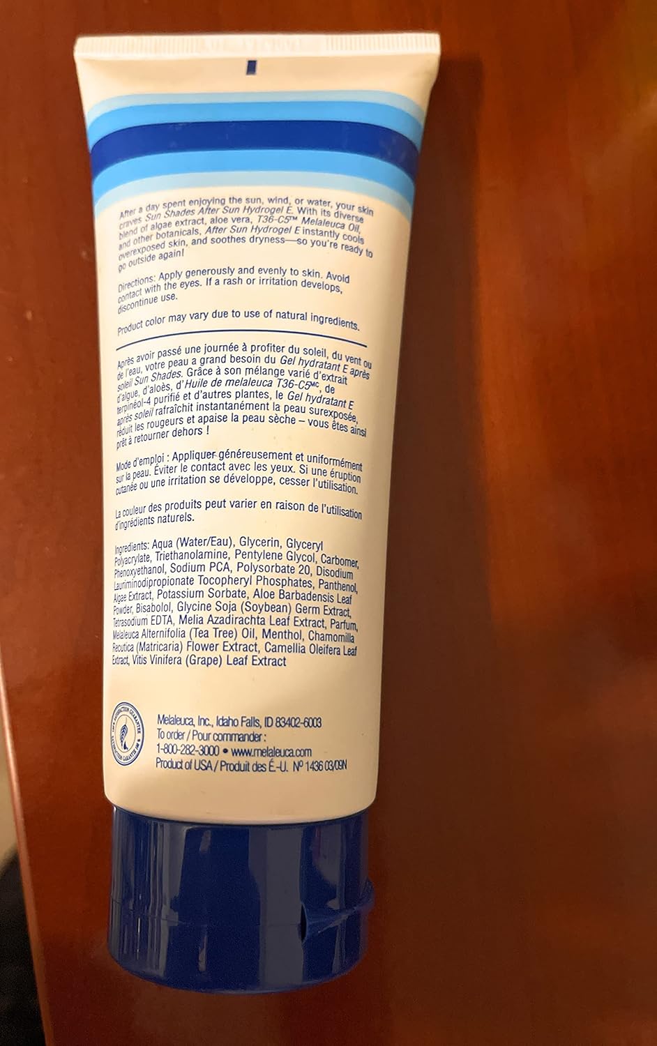 Hydrogel Moisturizing Relief Gel for Sunburn - 7.3 Fl Oz | Soothing After-Sun Care