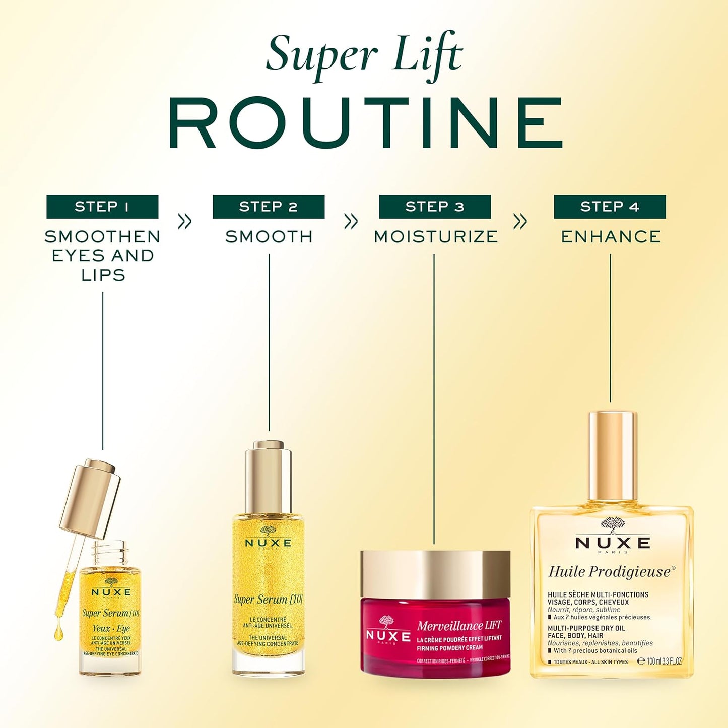 NUXE Super Serum Eye - Anti-Aging Eye Serum with Hyaluronic Acid & Botanical Caffeine | 0.5 fl oz