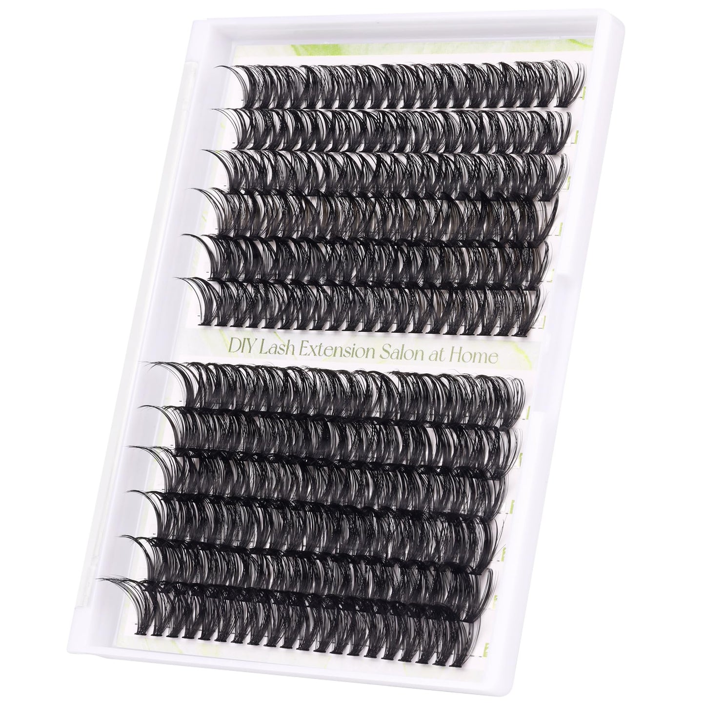 ALICE Lash Clusters DIY Lash Extensions 240PCS 14-20MM Individual Lashes Cluster Lashes Natural 40D Eyelash Extensions Faux Mink Individual Eyelashes