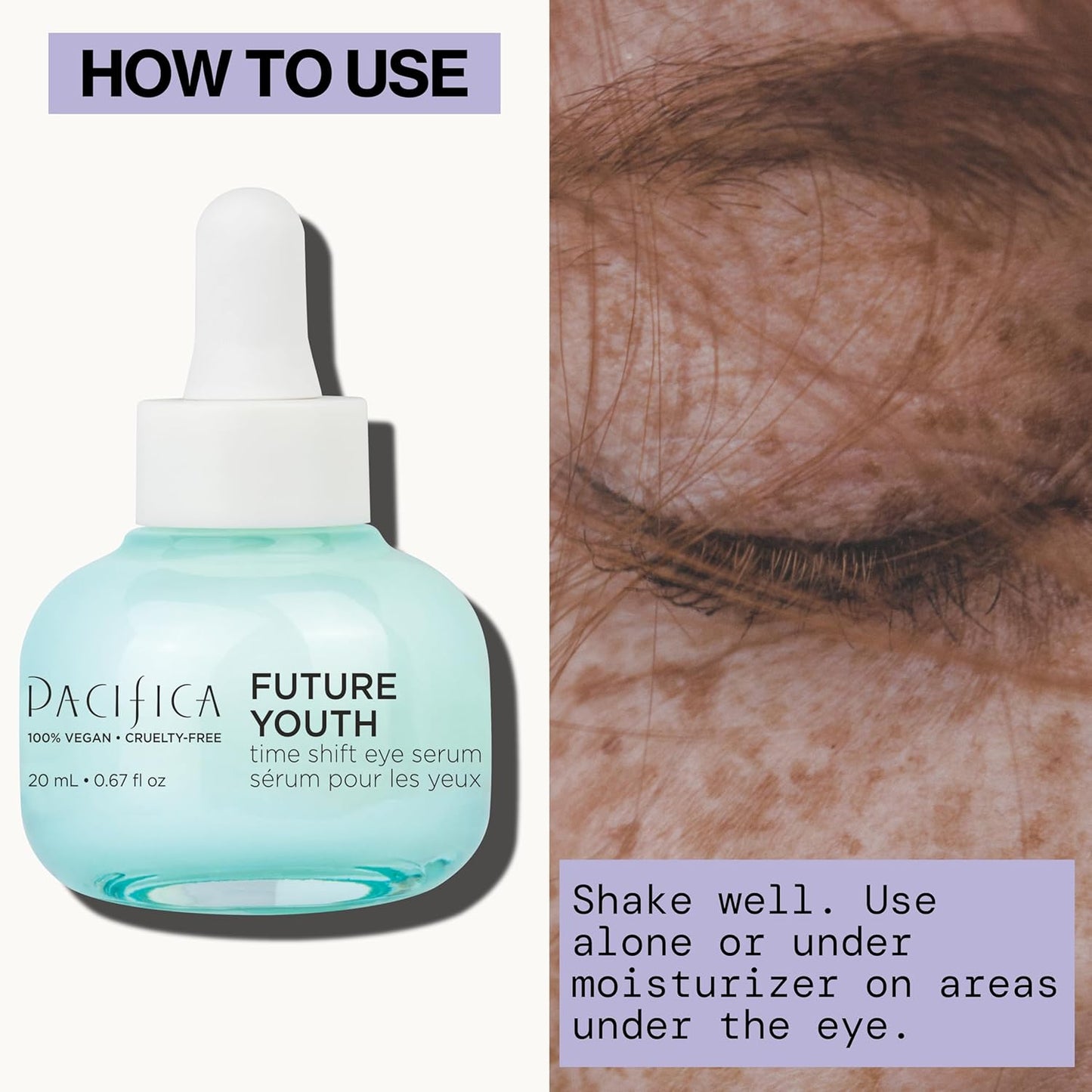 Pacifica Glow Baby Brightening Eye Cream – Vitamin C Under Eye Cream for Dark Circles & Puffiness, Caffeine-Infused Eye Brightener for Tired Eyes Fragrance-Free 0.5 oz Clean Vegan Dermatologist Tested