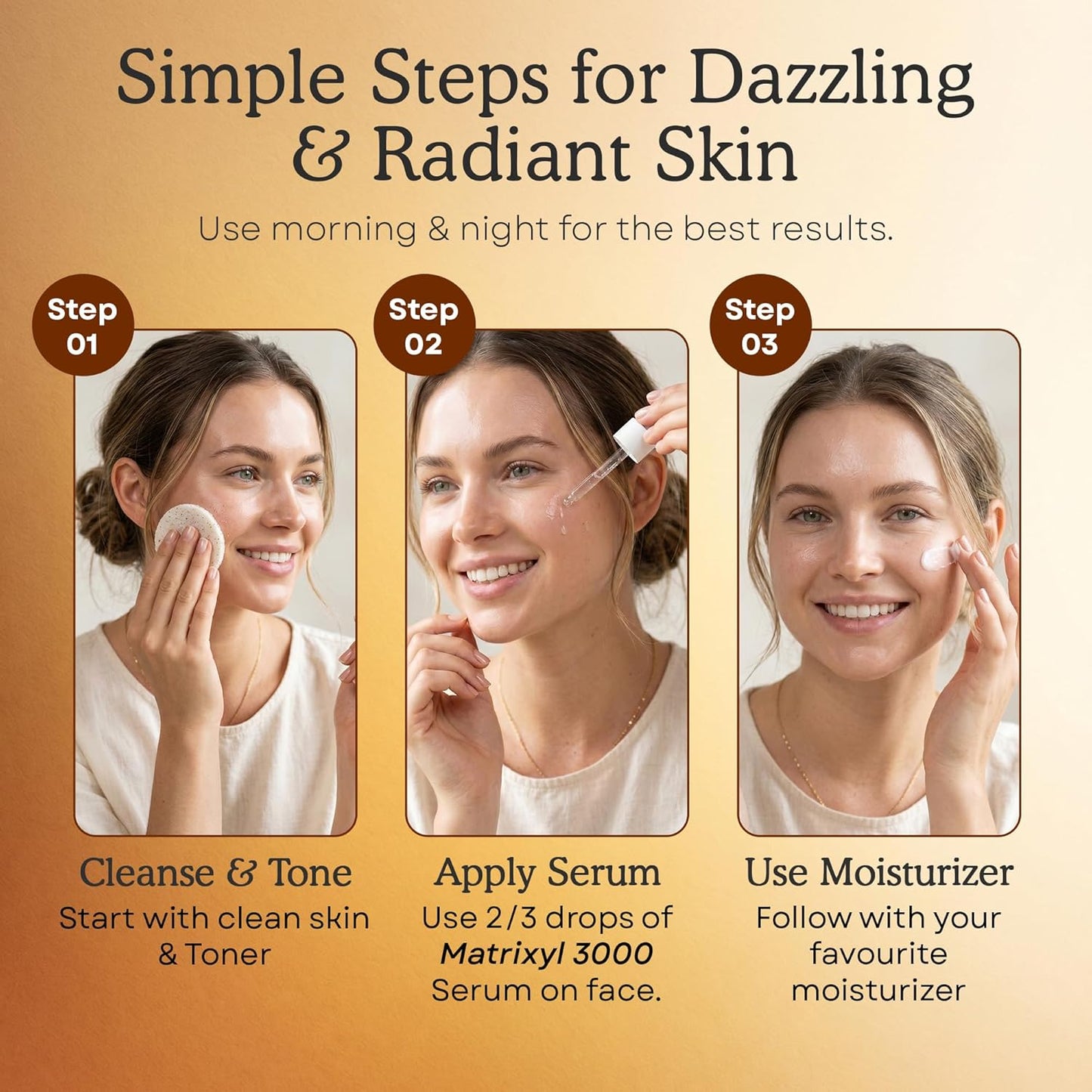 Anti-Aging Serum with Matrixyl 3000 & Hyaluronic Acid - Deep Wrinkle Repair & Hydration | 1.01 Fl Oz