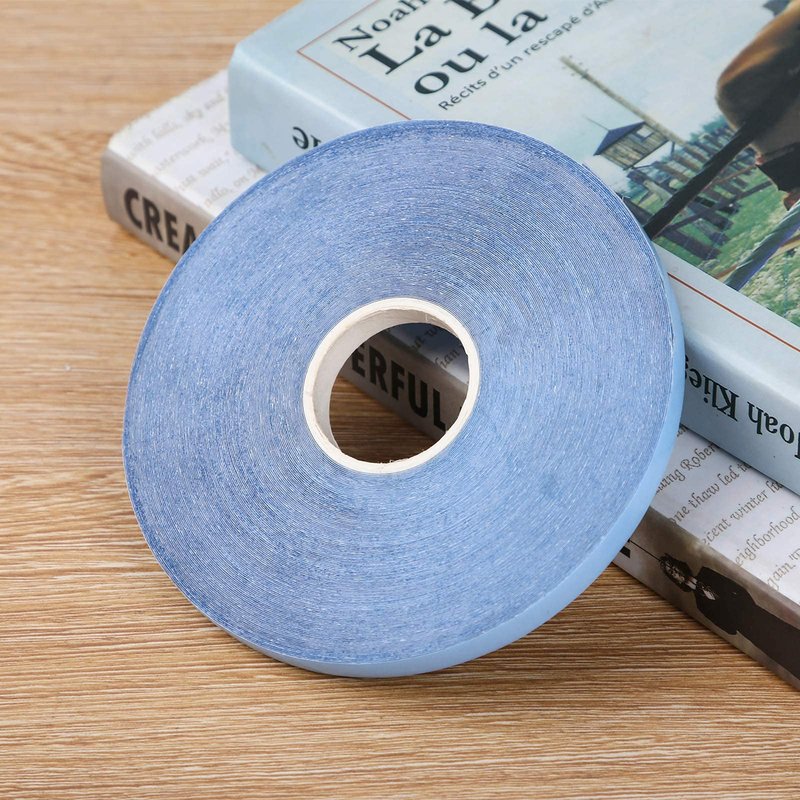 REOU Hair System Tape Roll for Hair Extension Double-Sided Replacement Tape Waterproof Strong Hold 36 Yards Blue …