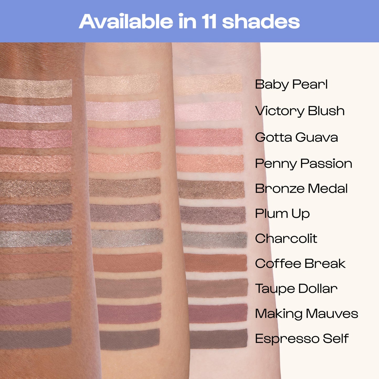 ALLEYOOP 11th Hour Waterproof Cream Eyeshadow Stick – Long-Lasting Eye Shadow Pencil & Eyeliner, Cream to Powder Stick & Highlighter – Smudge-Proof Eyeshadow Shimmer, Champagne Shimmer