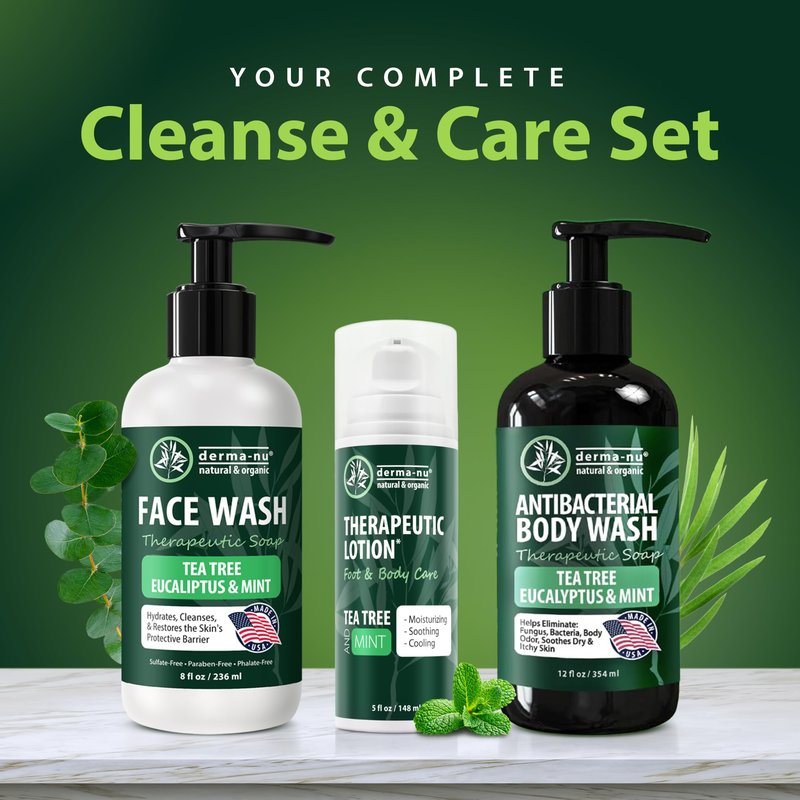 Foot Lotion with Tea Tree Essential Oil for Jock Itch, Athletes Foot, and Dry Cracked Feet Treatment - Athletes Foot Cream with Tea Tree Oil for Toenail - Foot Cream for Dry Cracked Heels