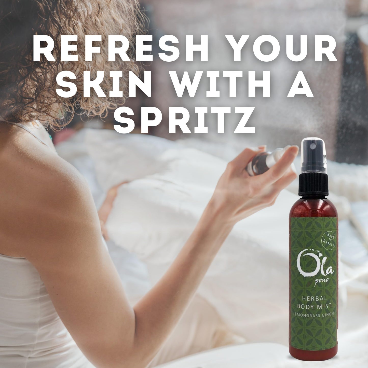 Tropical Apothecary Ola Lemongrass Ginger Hawaiian Herbal Mist - 4 Fl Oz
